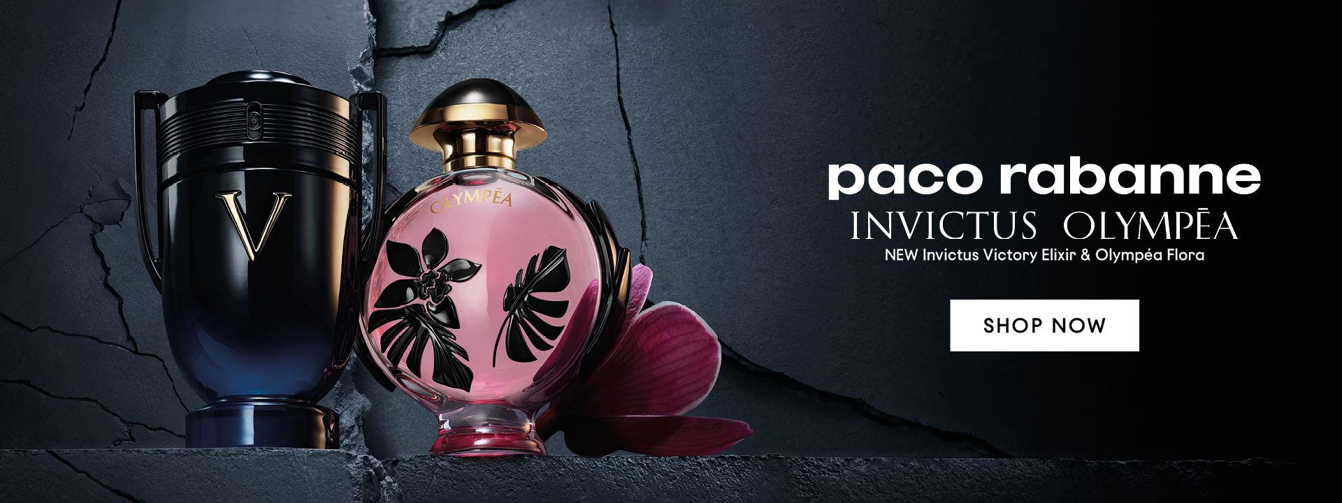 PACO RABANNE OLYMPEA FLORA AND INVICTUS VICTORY ELIXIR