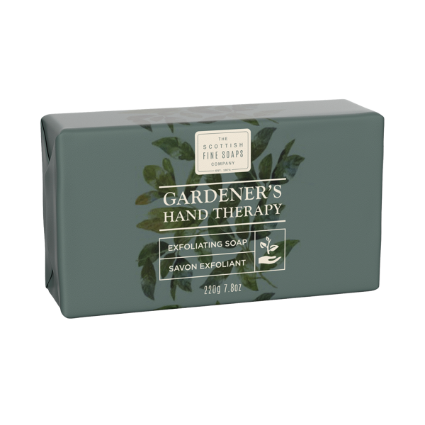 Scottish Fine Soaps Gardener's Hand Therapy Exfoliating Soap 220g Wrapped