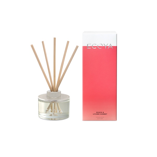 Ecoya Guava and Lychee Mini Reed Diffuser 50ml