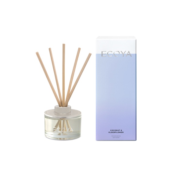 Ecoya Coconut and Elderflower Mini Reed Diffuser 50ml