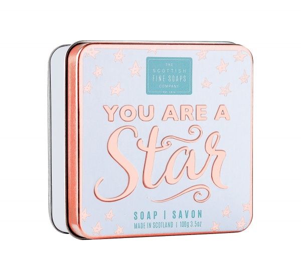 Scottish Fine Soaps 'You Are a Star' Soap Tin 100g