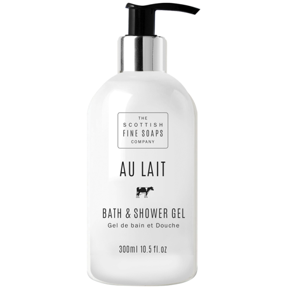 Scottish Fine Soaps Au Lait Bath & Shower Gel 300ml