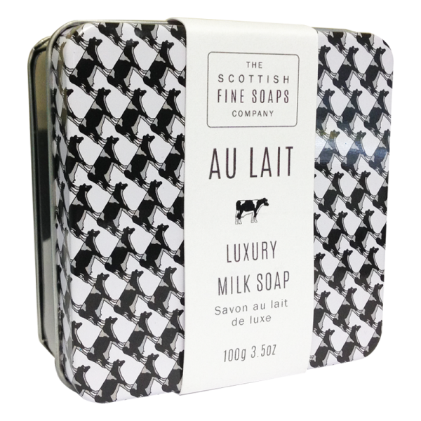 Scottish Fine Soaps Au Lait Soap In A Tin 100g