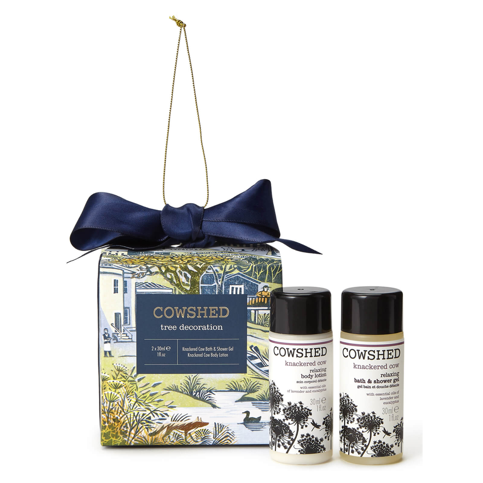Cowshed Tree Decoration Bath and Body Gift Set thefragrancecounter.co.uk