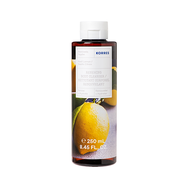 Korres Basil Lemon Renewing Body Cleanser 250ml