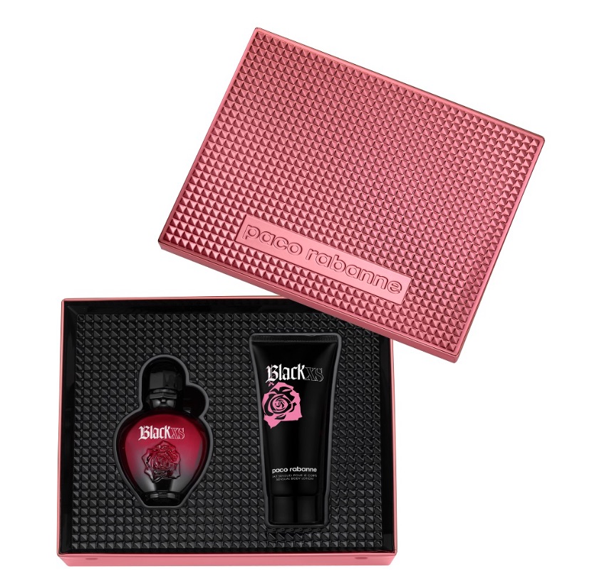 Paco Rabanne Black XS for Her Eau De Toilette 50ml Gift Set