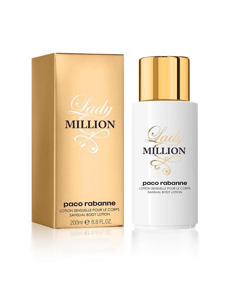 Paco Rabanne Lady Million Body Lotion 200ml thefragrancecounter.co.uk