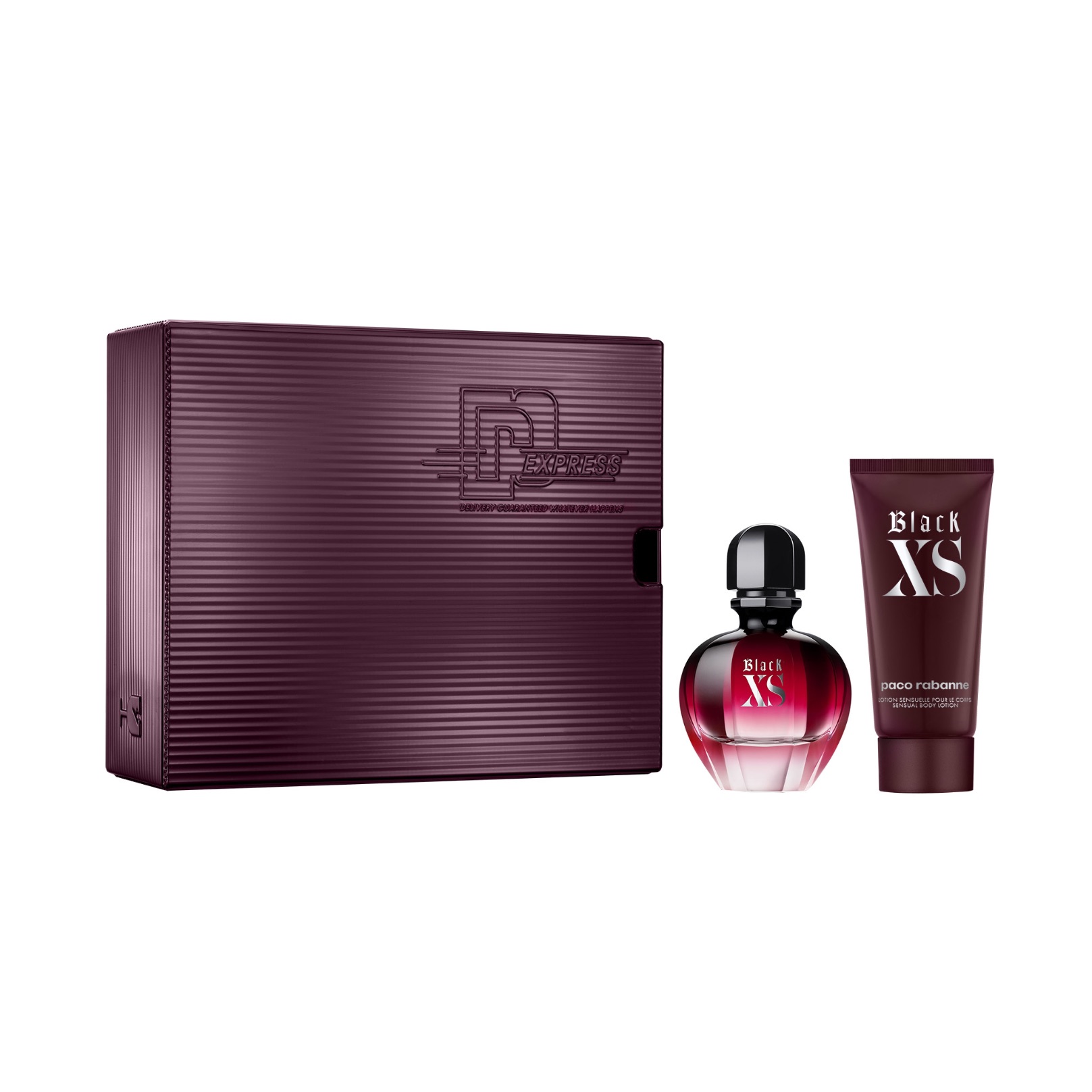 Paco Rabanne Black XS for Her 50ml EDP & Body Lotion 75ml