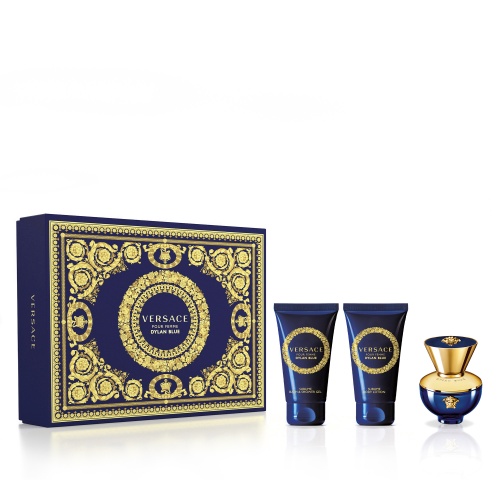 Versace Dylan Blue Pour Femme EDP 50ml Gift Set - thefragrancecounter.co.uk