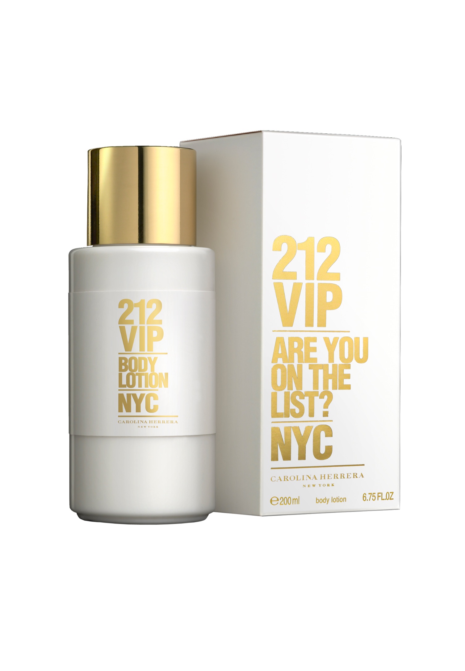 Carolina Herrera 212 VIP Body Lotion 200ml thefragrancecounter.co.uk