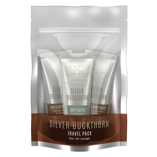 Scottish Fine Soaps Silver Buckthorn Travel Pack