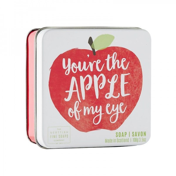 Scottish Fine Soaps You're The Apple Of My Eye Soap Tin 100g