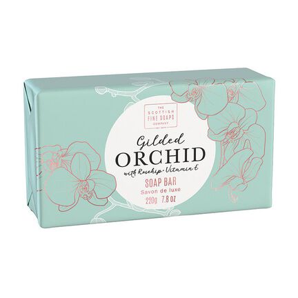 Scottish Fine Soap Night Orchid Luxury Soap Bar 220g Wrapped