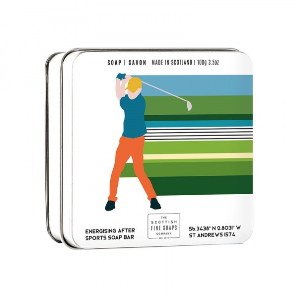 Scottish Fine Soaps Sports Soap in a Tin Golf 100g