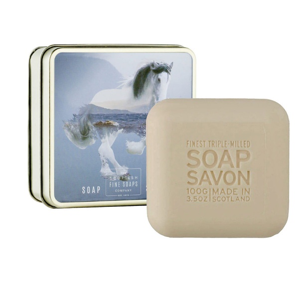 Scottish Fine Soaps Clydesdale Horse Soap Tin 100g