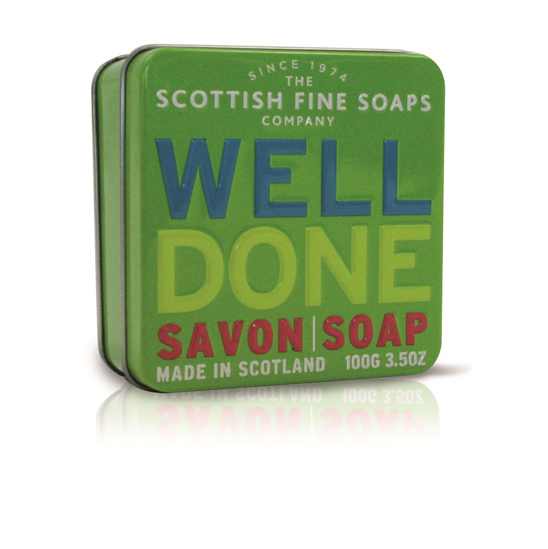 Scottish Fine Soaps 'Well Done' Soap Tin 100g thefragrancecounter.co.uk