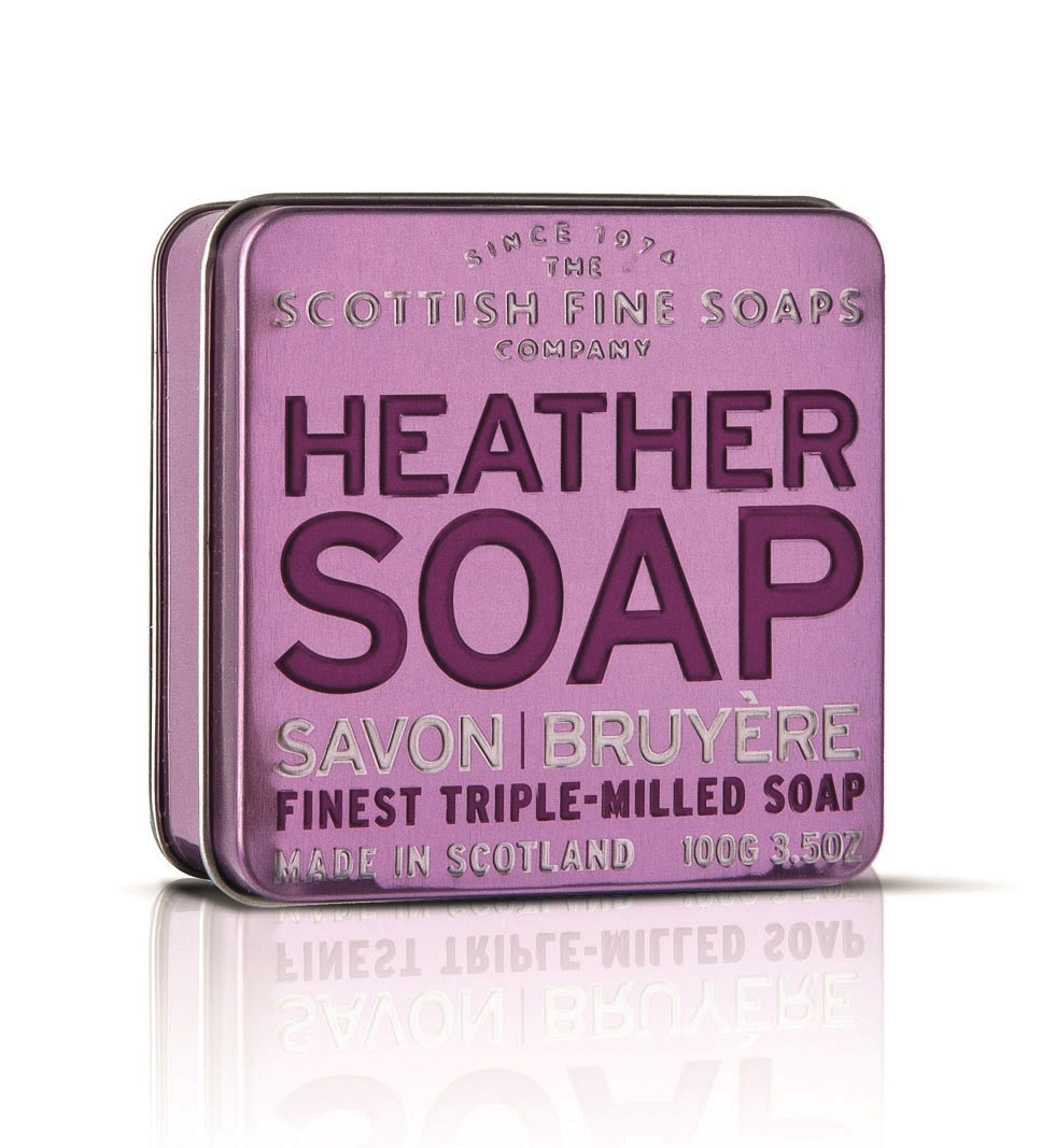 Scottish Fine Soaps Heather Soap Tin 100g