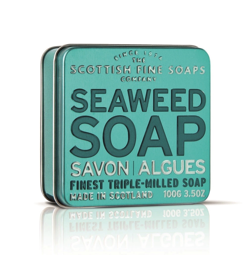 Scottish Fine Soaps Seaweed Soap Tin 100g thefragrancecounter.co.uk