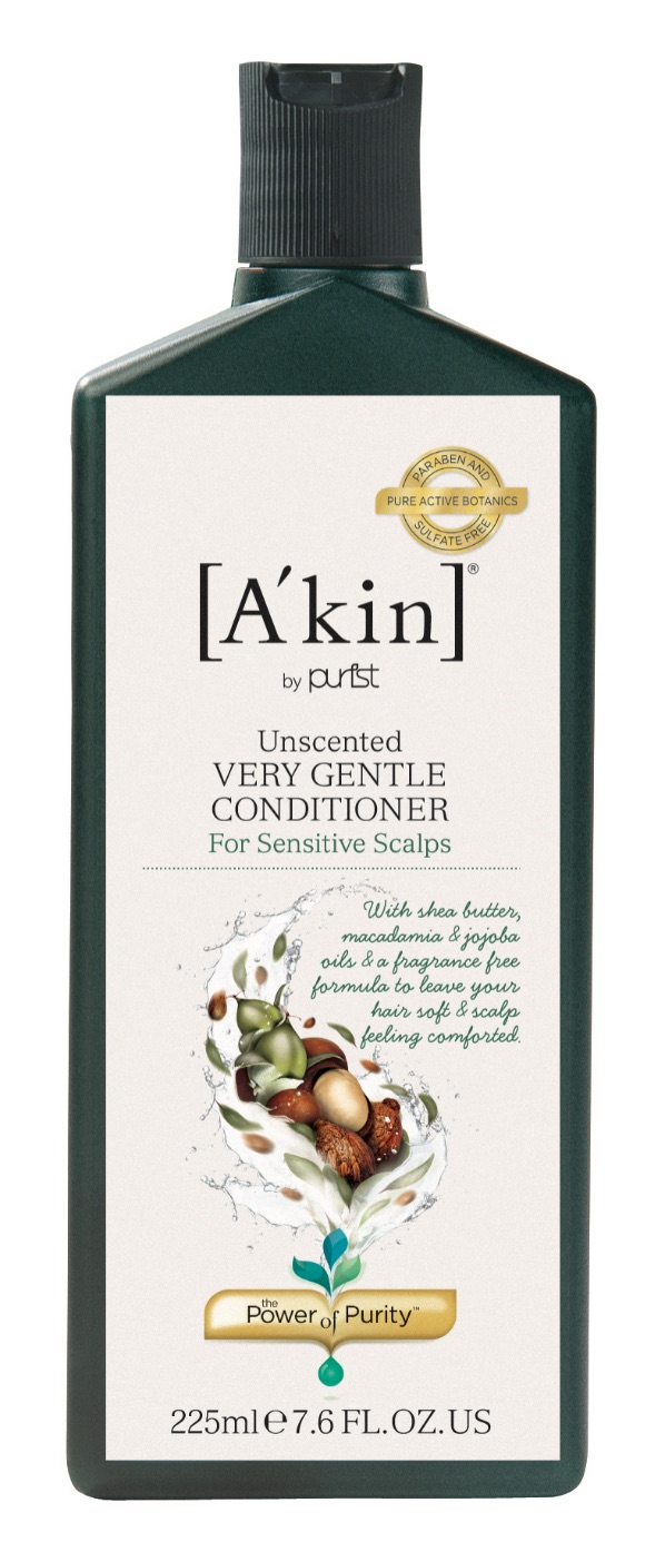 A'kin Unscented Very Gentle Conditioner 225ml