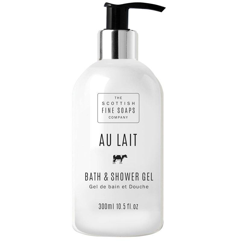 Scottish Fine Soaps Au Lait Bath & Shower Gel 300ml