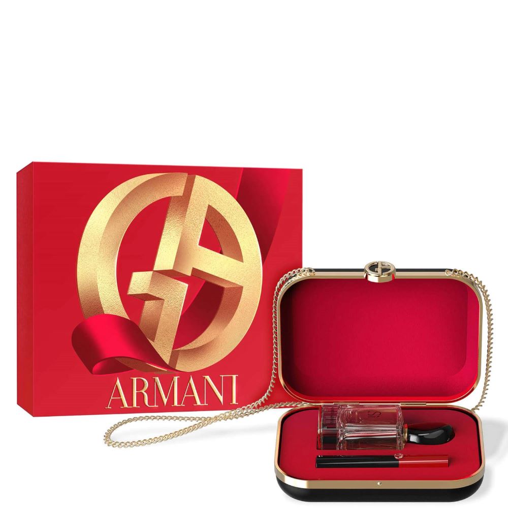 Armani Si EDP 50ml Gift Set With Clutch Purse