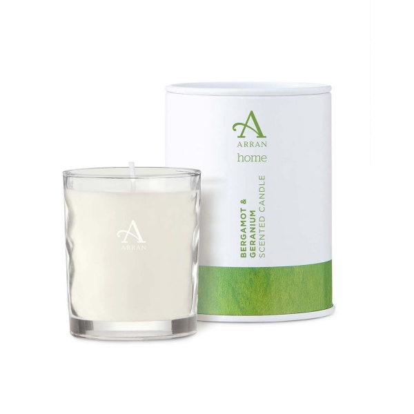 Arran Home Bergamot and Geranium Candle 35cl