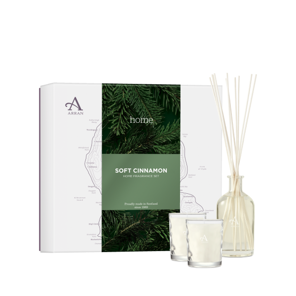 Arran Soft Cinnamon Seasonal Home Fragrance Set thefragrancecounter.co.uk