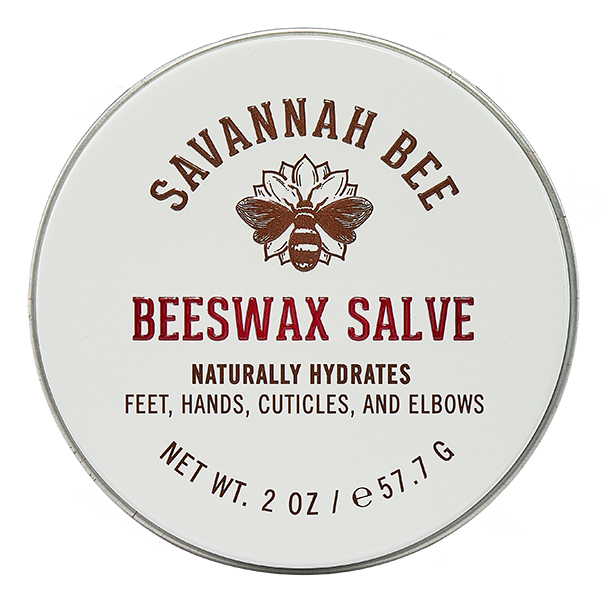 Savannah Bee Beeswax Salve for Feet, Hands, Cuticles & Elbows 57.7g