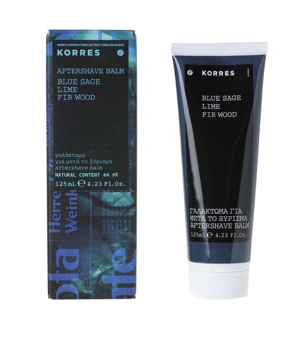 Korres Blue Sage, Lime & Fir Wood Aftershave Balm 125ml
