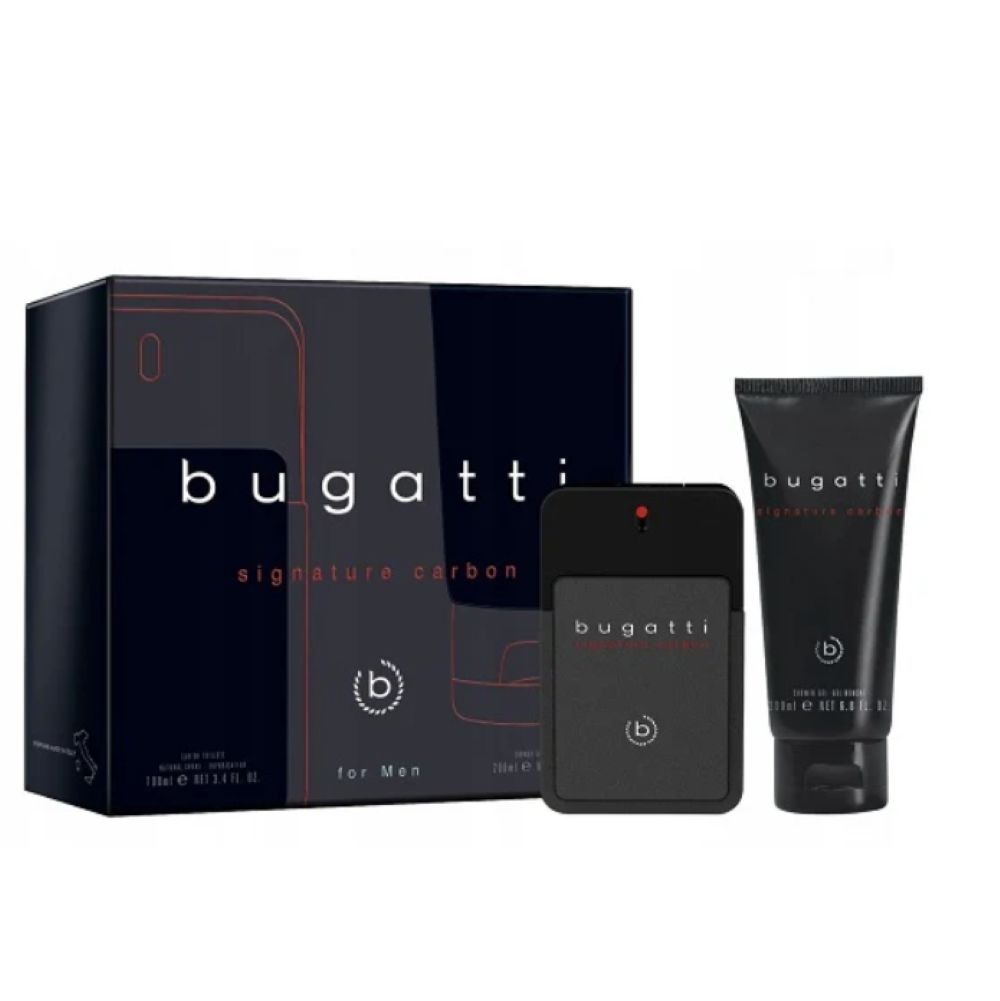 Bugatti Signature Carbon EDT 100ml Gift Set thefragrancecounter