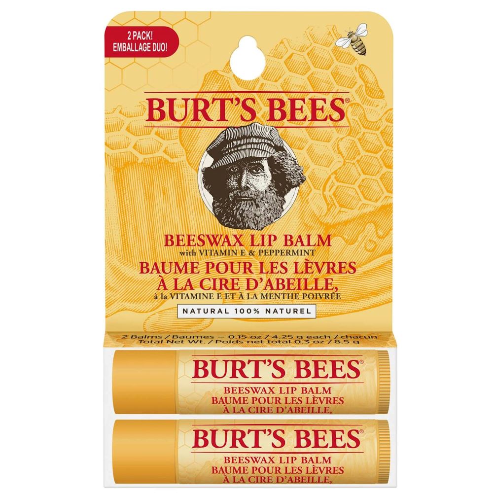 Burt's Bees Beeswax Lip Balm Duo Pack