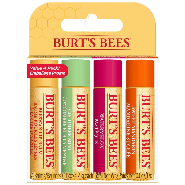 Burt's Bees 4 Pack Lip Balms