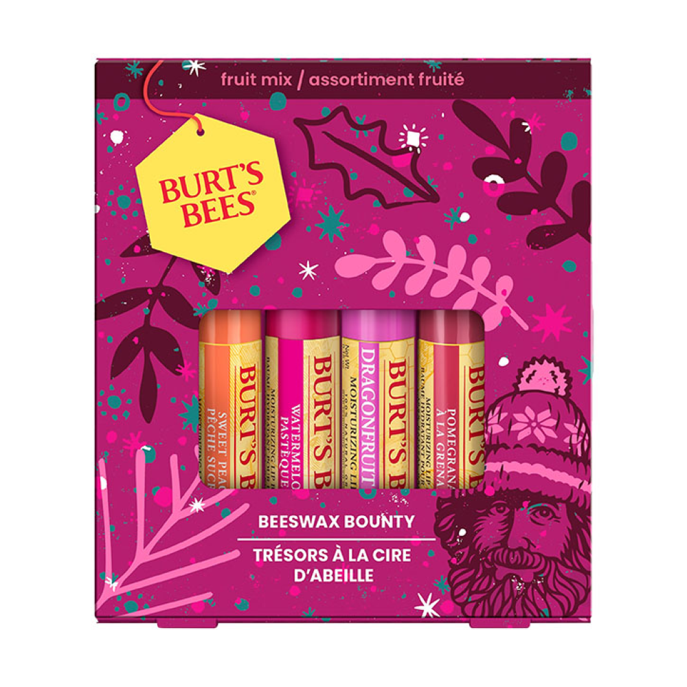 Burt's Bees Bounty Fruit Lip Balms Gift Set (4 x 4.25g)