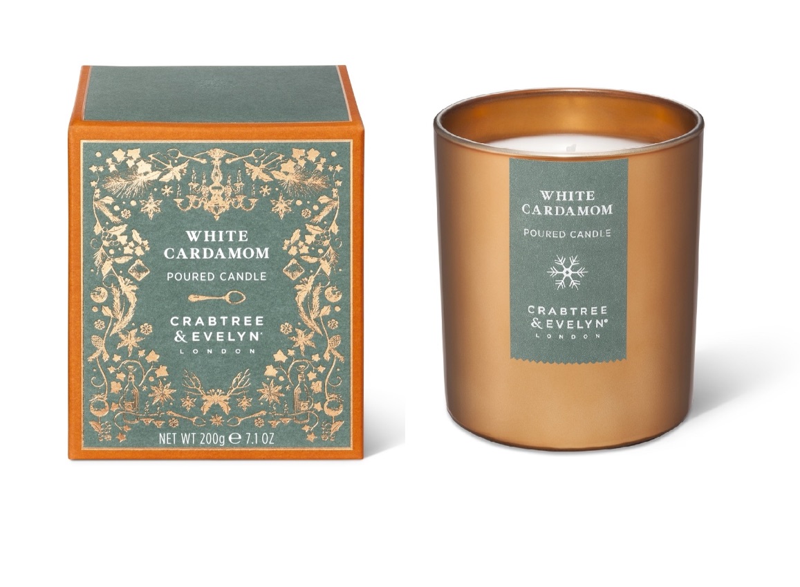 Crabtree  &  Evelyn Crabtree & Evelyn White Cardamom Large Candle 200g 