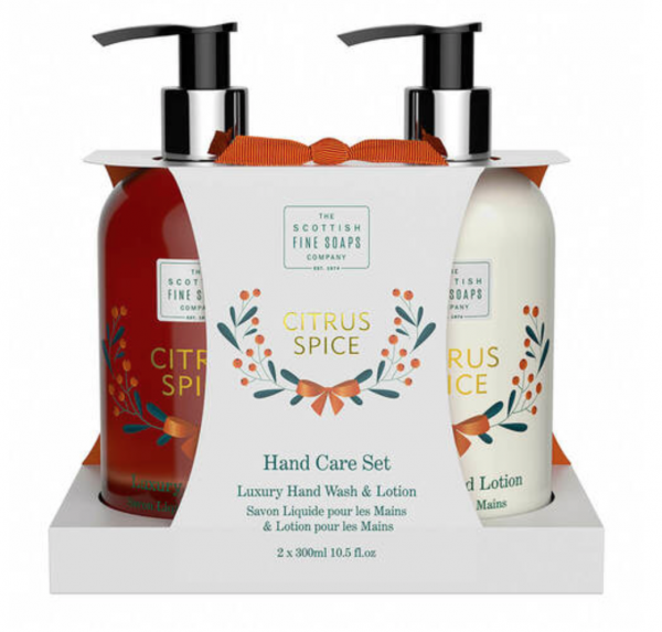 Scottish Fine Soaps Citrus Spice Hand Care Set