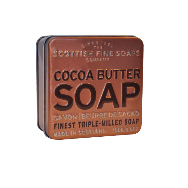 Scottish Fine Soaps Cocoa Butter Soap Tin 100g