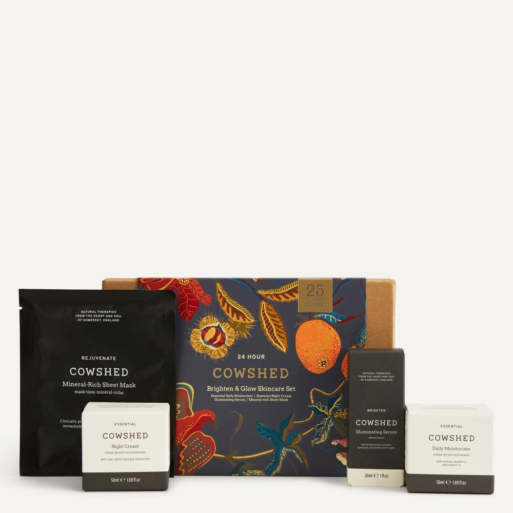 Cowshed Winter Collection Brighten & Glow Skincare Gift Set