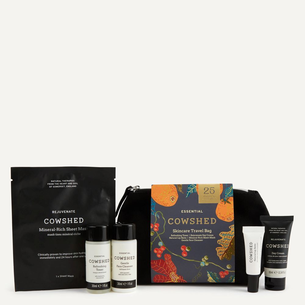 Cowshed Winter Collection Skin Care Travel Bag