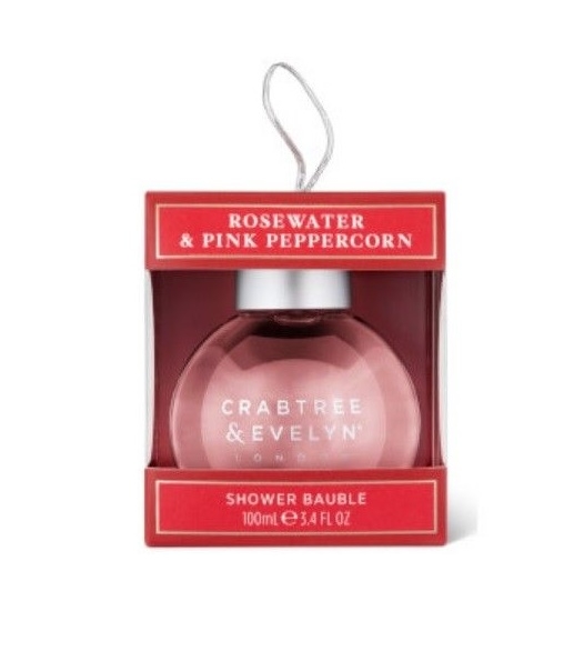 Crabtree & Evelyn Rosewater & Pink Peppercorn Shower Bauble 100ml
