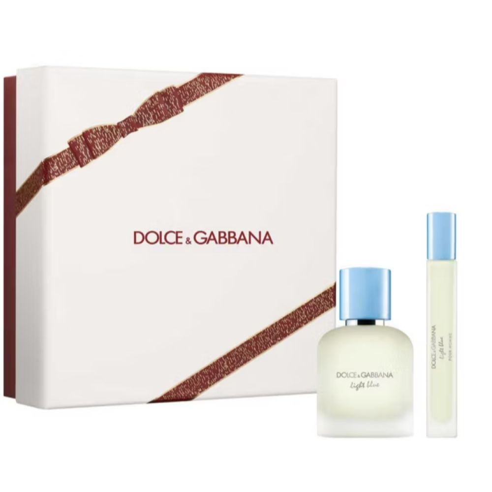 Dolce Gabbana Light Blue Pour Homme Eau De Toilette 50ml Gift
