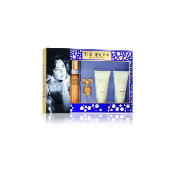White Diamonds by Elizabeth Taylor, 4 Piece Gift Set women with 3.4oz main image 0