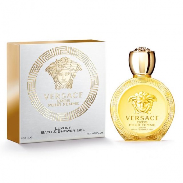 Versace Eros Pour Femme EDT Shower Gel 200ml thefragrancecounter.co.uk