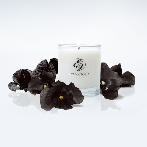 Eve Victoria Black Poppy Small Candle 200ml