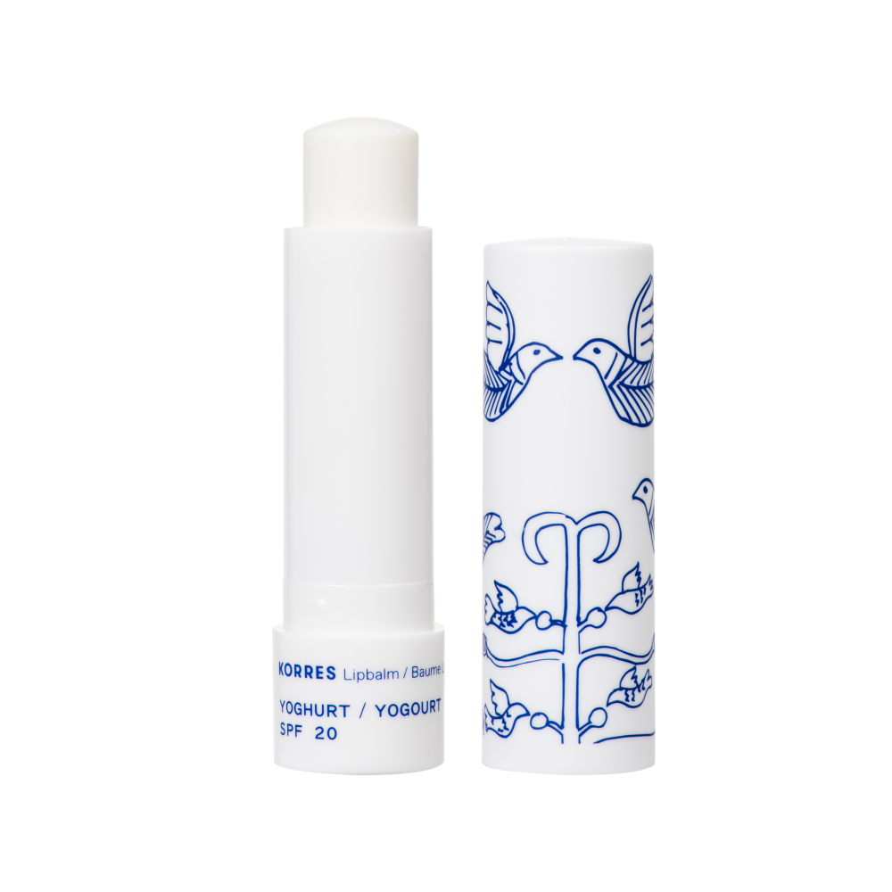 Korres Lip Balm Yoghurt SPF20 4.5g thefragrancecounter.co.uk