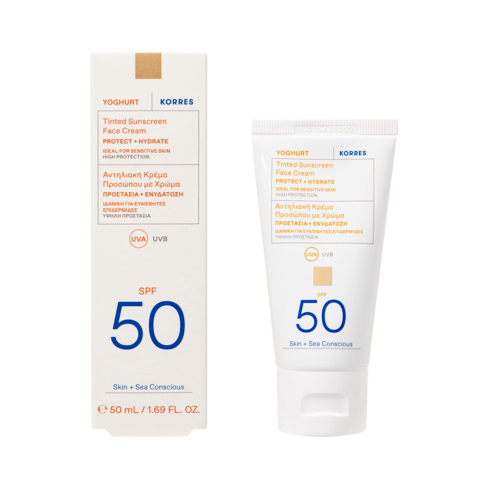 Korres Yoghurt Face Tinted Suncream SPF50 50ml