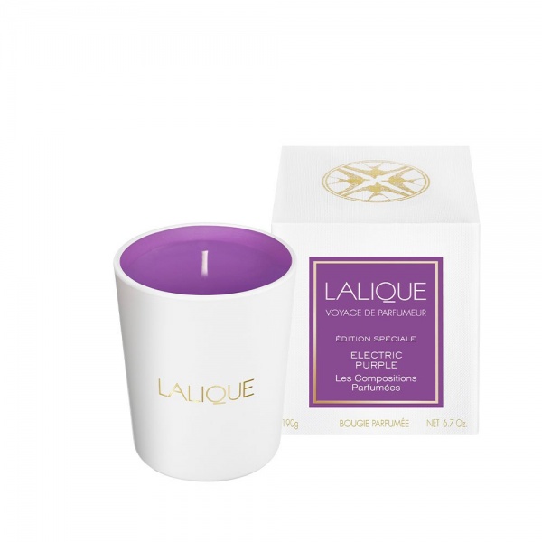 Lalique Candle Electric Purple 190g