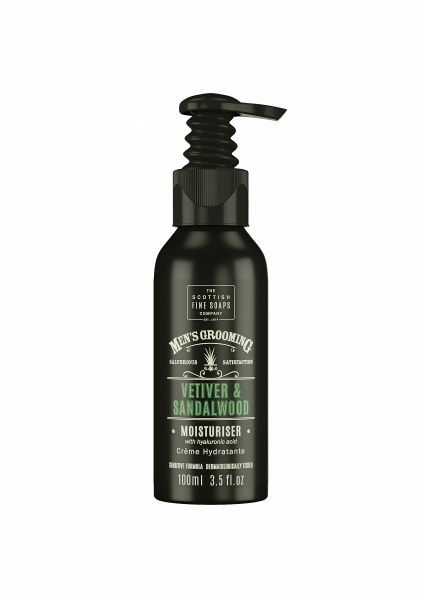 Scottish Fine Soaps Vetiver & Sandalwood Moisturiser 100ml