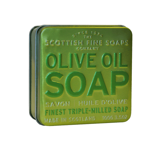 Scottish Fine Soaps Olive Oil Soap Tin 100g