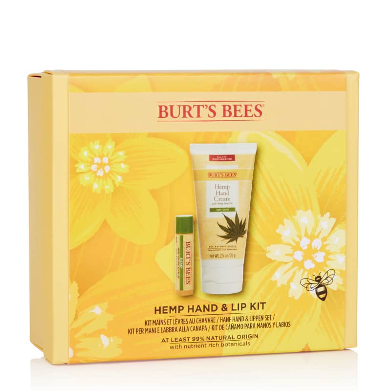 Burt's Bees Hemp Hand & Lip Kit Gift Set