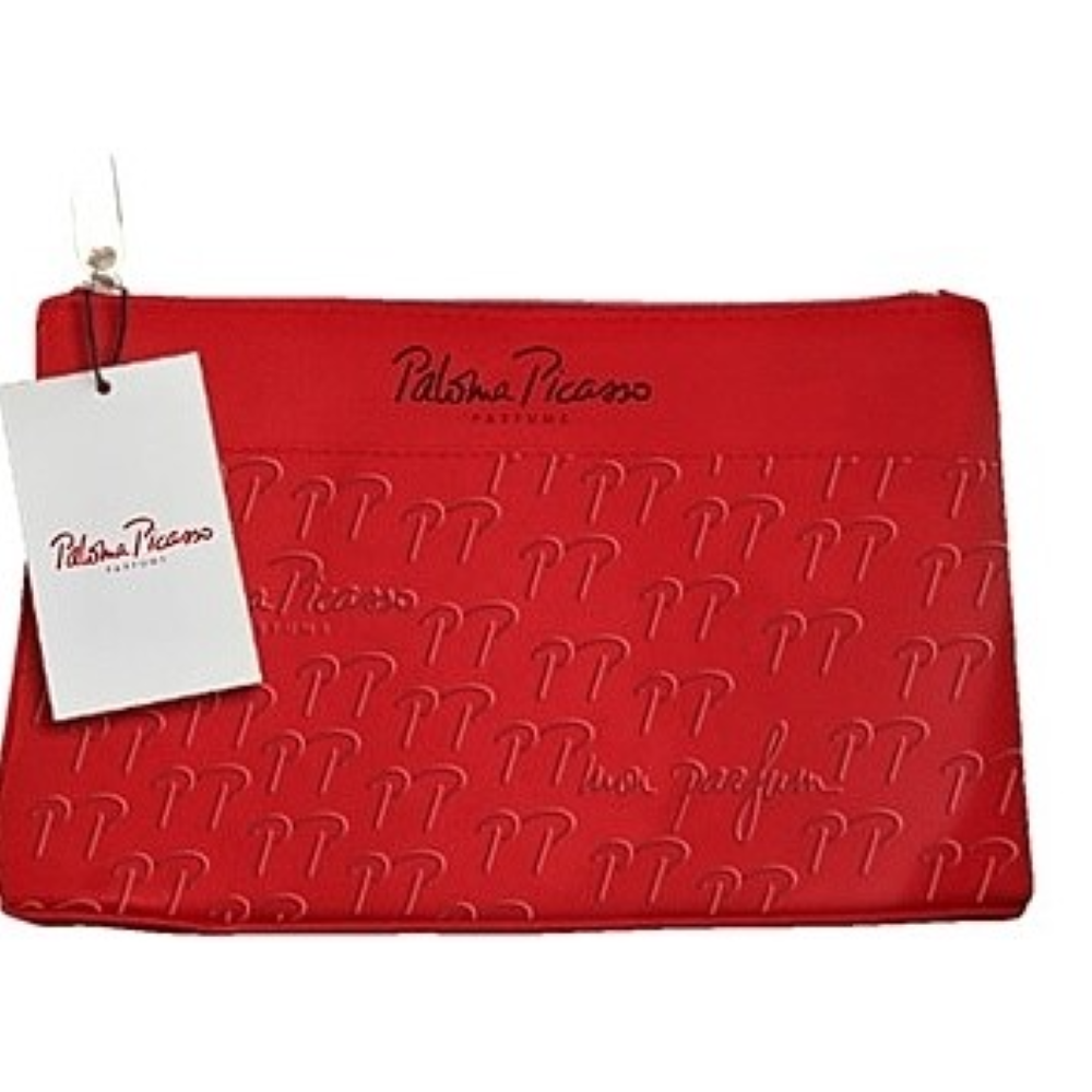 FREE Paloma Picasso Red Cosmetic Bag  gwp